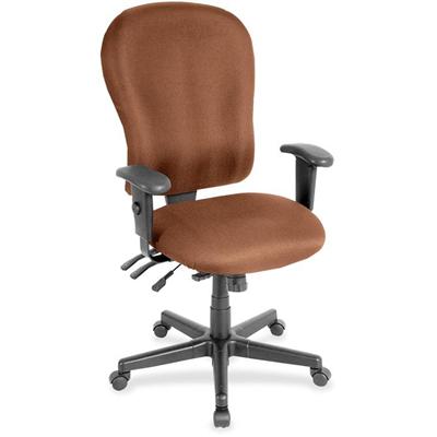 Eurotech 4x4 XL FM4080 High Back Executive Chair - Nutmeg Seat Color - Fabric Seat Material - Nutmeg Back Color - Fabric Back Material - 5-star Base - Canyon Nutmeg - 1 Each