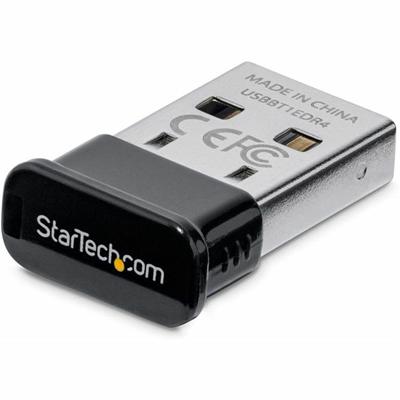 StarTech.com Bluetooth 4.0 Bluetooth Adapter - USB - 3 Mbit/s - 2.48 GHz ISM - 165 ft Indoor Range - External