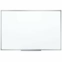 Mead Basic Dry-Erase Board - 23.8" (2 ft) Width x 17.6" (1.5 ft) Height - White Melamine Surface - Silver Aluminum Frame - Durable, Marker Tray - 1 Each