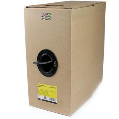 StarTech.com 1000 ft Bulk Roll of Gray CMR Cat 6 Solid UTP Riser Cable - 1000 ft Category 6 Network Cable for Network Device - First End: Bare Wire - Second End: Bare Wire - 10 Gbit/s - CMR, Riser - 23 AWG - Gray - 1 Each - TAA Compliant