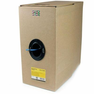 StarTech.com 1000 ft Bulk Roll of Blue CMR Cat 6 Solid UTP Riser Cable - 1000 ft Category 6 Network Cable for Network Device - First End: Bare Wire - Second End: Bare Wire - 10 Gbit/s - CMR, Riser - 23 AWG - Blue - 1 Each - TAA Compliant