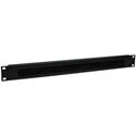 StarTech.com 1U Brush Strip Horizontal Server Rack Cable Management Panel - Cable Management Panel - Black - 1U Rack Height x 19" Panel Width x 19" Length - Steel - 1 Each