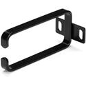 StarTech.com 1U Vertical Server Rack Cable Management D-Ring Hook - 1.8x3.9in (4.5x10cm) - D-ring - Black - 1U Rack Height x 4" Length - Steel - 1 Each - TAA Compliant