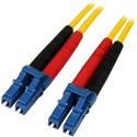 StarTech.com 10m Single Mode Duplex Fiber Patch Cable LC-LC - 32.81 ft Fiber Optic Network Cable for Network Device, Patch Panel, Hub, Switch, Router - First End: 2 x LC Network - Male - Second End: 2 x LC Network - Male - 100 Gbit/s - Patch Cable - 