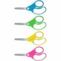 Westcott Soft Handle 5" Blunt Kids Value Scissors - 5" Overall Length - Left/Right - Stainless Steel - Blunted Tip - Assorted - 1 Each