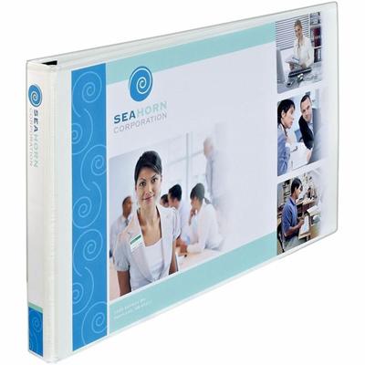 Avery Heavy-Duty View Binder - 1" Binder Capacity - Tabloid - 11" x 17" Sheet Size - 250 Sheet Capacity - 3 x 1" Ring(s) - Fastener(s): Slant Ring - Pocket(s): 2, Internal - Polypropylene - White - Recycled - Adhesive, Heavy Duty, Pocket, Recyclable,