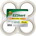 Duck Brand EZ Start Crystal Clear Packaging Tape - 54.60 yd Length x 1.88" Width x 2.6 mil Thickness - 3" Core - Crystal Clear - Acrylic - UV Resistant, Tear Resistant, Age Resistant, Split Resistant - For Sealing - 1 Pack