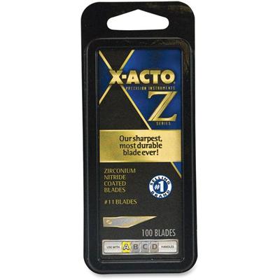 X-Acto Z-Series Knife No.11 Fine Point Blades - #11 - Self-sharpening - Gold - 1 Box