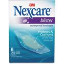 Nexcare Blister Waterproof Bandages - 1 Size - - 1.06" Width x 2.25" Length - Clear - 1 Box