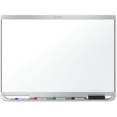 Quartet Prestige 2 Dry-Erase Board - 96" (8 ft) Width x 48" (4 ft) Height - White Porcelain Surface - Silver Aluminum Frame - Horizontal - Magnetic - 1 Each - TAA Compliant