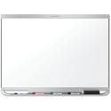 Quartet Prestige 2 Dry-Erase Board - 96" (8 ft) Width x 48" (4 ft) Height - White Porcelain Surface - Silver Aluminum Frame - Horizontal - Magnetic - 1 Each - TAA Compliant