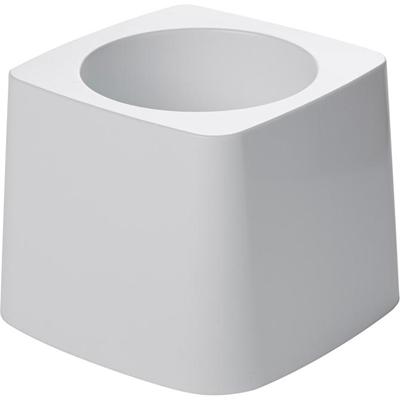 Rubbermaid Commercial Toilet Bowl Brush Holder - Vertical - Polypropylene - White - 1 Each