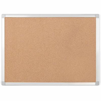 MasterVision Earth Series Recycled Cork Boards - 17.72" Board Height x 23.62" Board Width - Natural Cork Surface - Durable, Resilient, Self-healing, Environmentally Friendly, Reinforced - Silver Aluminum Frame - 1 Each