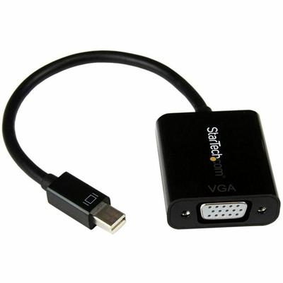 StarTech.com Mini DisplayPort 1.2 to VGA Adapter Converter - Mini DP to VGA - 1920x1200 - 1 x 20-pin Mini DisplayPort 1.2 Digital Audio/Video - Male - 1 x 15-pin HD-15 - Female - Black - 1 Each