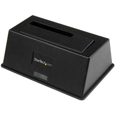 StarTech.com Drive Dock SATA/600 - USB 3.0 Type B Host Interface - UASP Support External - Black - 1 x HDD Supported - 1 x SSD Supported - 1 x Total Bay - 1 x 2.5"/3.5" Bay