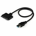 StarTech.com SATA/USB Data Transfer/Power Cable - 1 x 15-pin SATA 3.0/Power - Male - 1 x 9-pin USB 3.2 (Gen 1) Type A - Male - Black - 1 Each