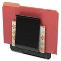 Deflecto Stand-Tall Wall File - 10.63" Height x 9.25" Width x 1.75" Depth - Break Resistant - Black - 1 Each