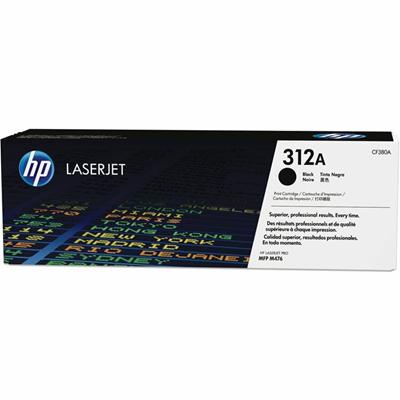 HP 312A Original Laser Toner Cartridge - Black - 1 Each - 2400 Pages