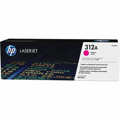 HP 312A (CF383A) Original Laser Toner Cartridge - Single Pack - Magenta - 1 Each - 2700 Pages