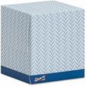 Genuine Joe Cube Box Facial Tissue - 2 Ply - Interfolded - White - 85/Box - 36 / Carton