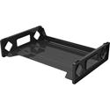 Deflecto Sustainable Office Stackable Desk Tray - 2.75" Height x 13" Width x 9" Depth - Desktop - Durable, Stackable - 30% Recycled - Black - Plastic - 1 Each