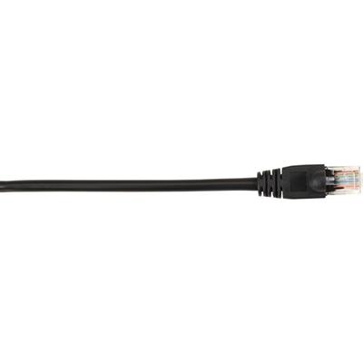 Black Box Connect Cat.5e UTP Patch Network Cable - 4 ft Category 5e Network Cable for Network Device - First End: 1 x RJ-45 Network - Male - Second End: 1 x RJ-45 Network - Male - 1 Gbit/s - Patch Cable - Gold Plated Contact - CM - 26 AWG - Black - 1