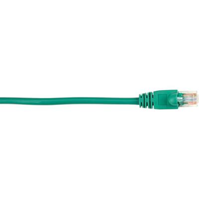 Black Box Connect Cat.5e UTP Patch Network Cable - 4 ft Category 5e Network Cable for Network Device - First End: 1 x RJ-45 Network - Male - Second End: 1 x RJ-45 Network - Male - 1 Gbit/s - Patch Cable - Gold Plated Contact - CM - 26 AWG - Green - 1