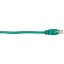 Black Box Connect Cat.5e UTP Patch Network Cable - 4 ft Category 5e Network Cable for Network Device - First End: 1 x RJ-45 Network - Male - Second End: 1 x RJ-45 Network - Male - 1 Gbit/s - Patch Cable - Gold Plated Contact - CM - 26 AWG - Green - 1