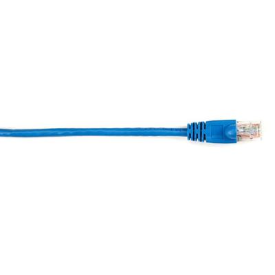 Black Box Connect Cat.6 UTP Patch Network Cable - 6 ft Category 6 Network Cable for Network Device - First End: 1 x RJ-45 Network - Male - Second End: 1 x RJ-45 Network - Male - 1 Gbit/s - Patch Cable - Gold Plated Contact - CM - 26 AWG - Blue - 1 Ea