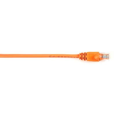 Black Box Connect Cat.6 UTP Patch Network Cable - 6 ft Category 6 Network Cable for Network Device - First End: 1 x RJ-45 Network - Male - Second End: 1 x RJ-45 Network - Male - 1 Gbit/s - Patch Cable - Gold Plated Contact - CM - 26 AWG - Orange - 1 