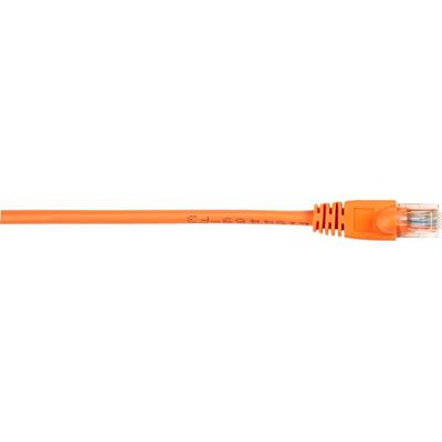 Black Box Connect Cat.5e UTP Patch Network Cable - 6 ft Category 5e Network Cable for Network Device - First End: 1 x RJ-45 Network - Male - Second End: 1 x RJ-45 Network - Male - 1 Gbit/s - Patch Cable - Gold Plated Contact - CM - 26 AWG - Orange - 