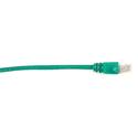 Black Box Connect Cat.6 UTP Patch Network Cable - 2 ft Category 6 Network Cable for Network Device - First End: 1 x RJ-45 Network - Male - Second End: 1 x RJ-45 Network - Male - 1 Gbit/s - Patch Cable - Gold Plated Contact - CM - 26 AWG - Green - 1 E