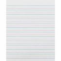 Zaner-Bloser Pacon Broken Midline Sulphite Paper - 500 Sheets - 0.50" Ruled - 8" x 10 1/2" Sheet Size - White Paper - 500 / Ream