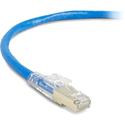 Black Box CAT6A 650-MHz Locking Snagless Patch Cable - 3 ft Category 6a Network Cable for Patch Panel, Network Device - First End: 1 x RJ-45 Network - Male - Second End: 1 x RJ-45 Network - Male - 10 Gbit/s - Patch Cable - Shielding - Gold Plated Con