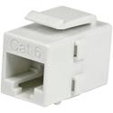 StarTech.com White Cat 6 RJ45 Keystone Jack Network Coupler - F/F - 1 x RJ-45 Network Female - 1 x RJ-45 Network Female - White - 1 Each