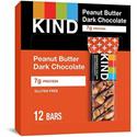 KIND Peanut Butter Dark Chocolate Nut Bars - Gluten-free, Wheat-free, Non-GMO, Sulfur dioxide-free, Trans Fat Free, Low Glycemic, Low Sodium - Peanut Butter Dark Chocolate - 1.40 oz - 12 / Box
