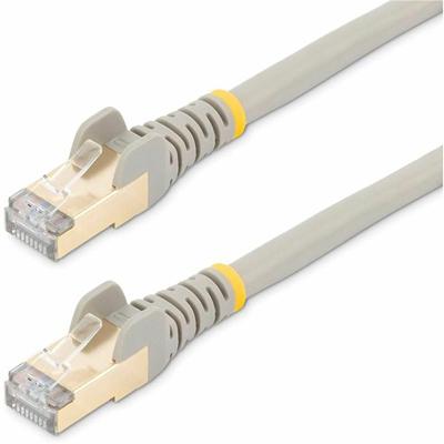 StarTech.com Patch Cable - RJ-45 (M) - RJ-45 (M) - ( Cat6a ) - 10 Gb - Gray - 25 ft - 25 ft Category 6a Network Cable for Docking Station, Network Device, Notebook, Desktop Computer, Hub, Switch, Router, Print Server, Patch Panel, PoE-enabled Device,