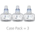 PURELL&reg; Hand Sanitizer Foam Refill - 23.67 fl oz - Hands-free Dispenser - Kill Germs - Hand, Skin - Clear - Eco-friendly - 3 / Carton