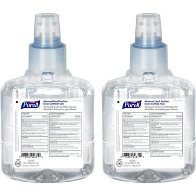 PURELL&reg; Hand Sanitizer Foam Refill - 1.27 quart - Hand, Skin - Clear - Fragrance-free, Dye-free - 2 / Carton