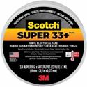 Scotch Super 33 Plus Vinyl Electrical Tape - 22 yd Length x 0.75" Width - Black - Rubber - Vinyl Backing - Flame Resistant, Temperature Resistant, Weather Resistant, Abrasion Resistant, Moisture Resistant, Alkali Resistant, Acid Resistant, Corrosion 