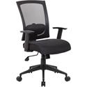 Boss B6706 Task Chair - Black Seat Color - Mesh Seat Material - Black Back Color - Black Frame Color - Nylon Frame Material - 5-star Base - 1 Each