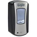 Gojo&reg; LTX-12 Touch-free Foam Soap Dispenser - Automatic - 1.27 quart Capacity - Site Window, Refillable, Touch-free, Lockable, Skylight - Chrome, Black - 1 Each