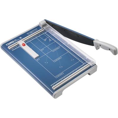 Dahle 533 Professional Guillotine Trimmer - 15 Sheet Cutting Capacity - 13" Cutting Length - 3" Height x 11.3" Width x 17.8" Length - Durable, Sturdy, Safety Guard, Self-sharpening, Ground Blade, Adjustable Alignment Guide, Non-slip Rubber Feet, Burr