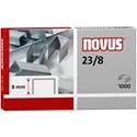 Novus 23/8 Super Heavy Duty Staples - 5/16" Leg - Silver - Steel - 1000 / Carton