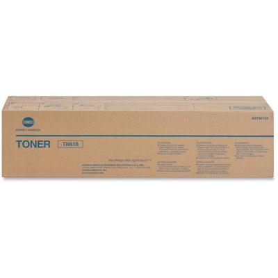 Konica Minolta TN-618K Original Laser Toner Cartridge - Black - 1 Each - 37500 Pages
