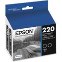Epson DURABrite Ultra T220 Original Standard Yield Inkjet Ink Cartridge - Dual Pack - Black - 2 / Pack - Inkjet - Standard Yield - Black - 1 Each