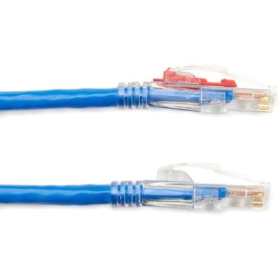Black Box GigaBase 3 Cat.5e UTP Patch Network Cable - 1 ft Category 5e Network Cable for Patch Panel, Wallplate, Network Device - First End: 1 x RJ-45 Network - Male - Second End: 1 x RJ-45 Network - Male - 1 Gbit/s - Patch Cable - Gold Plated Contac