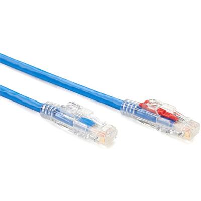 Black Box GigaBase 3 Cat.5e UTP Patch Network Cable - 2 ft Category 5e Network Cable for Patch Panel, Wallplate, Network Device - First End: 1 x RJ-45 Network - Male - Second End: 1 x RJ-45 Network - Male - 1 Gbit/s - Patch Cable - Gold Plated Contac