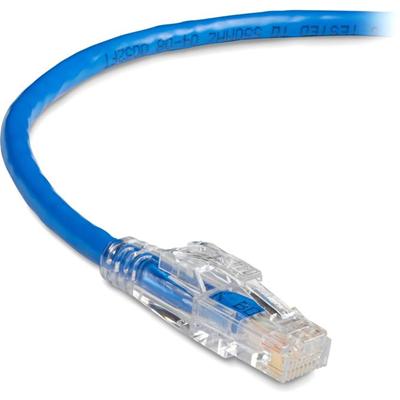 Black Box GigaBase 3 Cat.5e UTP Patch Network Cable - 3 ft Category 5e Network Cable for Patch Panel, Wallplate, Network Device - First End: 1 x RJ-45 Network - Male - Second End: 1 x RJ-45 Network - Male - 1 Gbit/s - Patch Cable - Gold Plated Contac