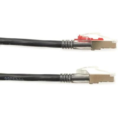 Black Box GigaBase 3 Cat.5e (F/UTP) Patch Network Cable - 15 ft Category 5e Network Cable for Patch Panel, Wallplate, Network Device - First End: 1 x RJ-45 Network - Male - Second End: 1 x RJ-45 Network - Male - 1 Gbit/s - Patch Cable - Shielding - G